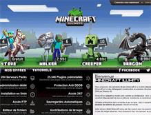Tablet Screenshot of minecraft-illimity.com